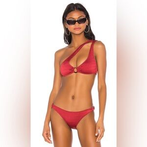 Lovewave Revolve Amara Swimsuit Top Rust EUC Size XXS‎